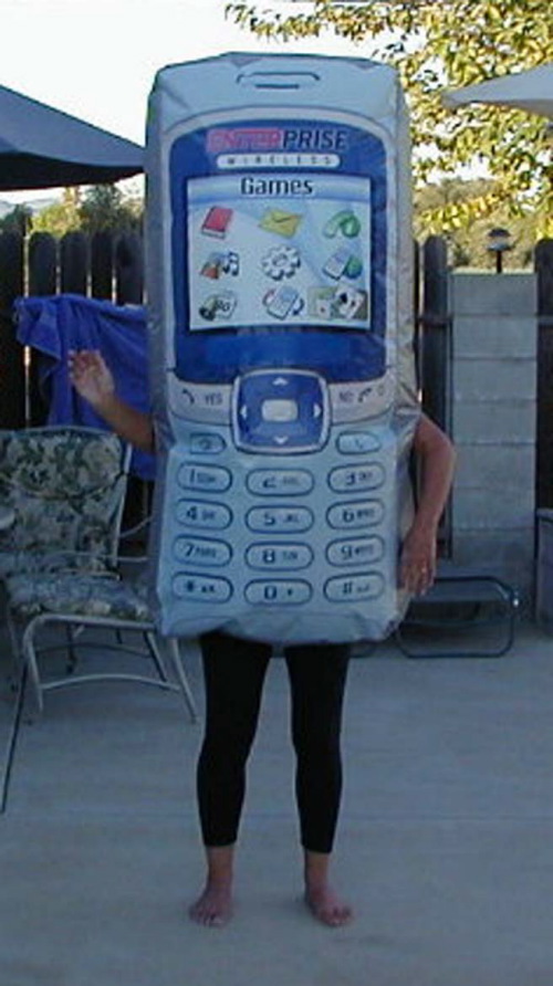 Inflatable Costumes cell phone costume